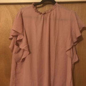 Blush RuffleTop